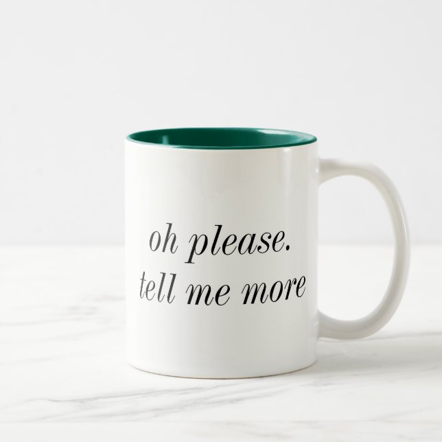 Oh dites-svp moi plus de tasse (Droit)