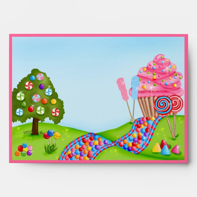 Oh enveloppe douce de Candyland (Devant)