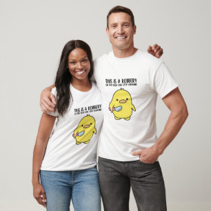 Oh For Duck Sake Stop Laughing Funny Angry Duck T-Shirt