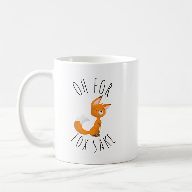 Oh for Fox Sake Coffee Mug (Left)