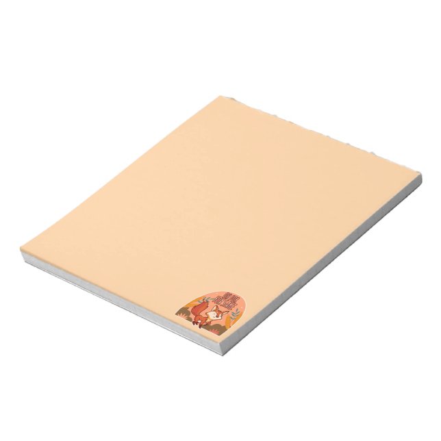 Oh For Fox Sake Cute and Funny Fox Notepad (Rotated)