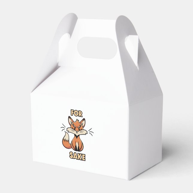 oh for fox sake favor box (Front Side)