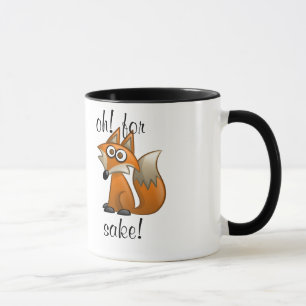 oh for "fox"sake mug