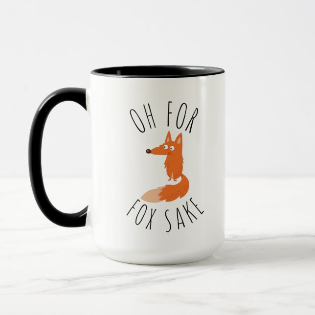Oh for Fox Sake  Mug (Left)
