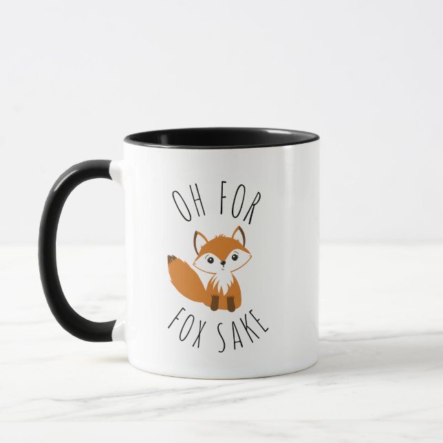 Oh for Fox Sake Mug (Left)