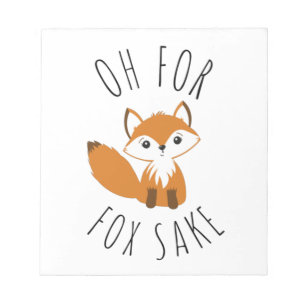 Oh for Fox Sake Notepad