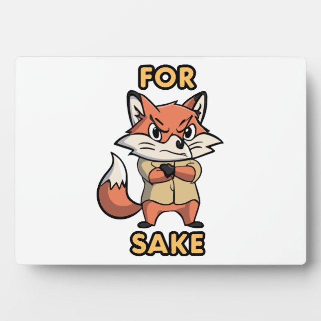 oh For Sake Plaque (Front)