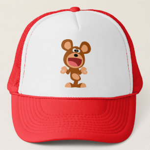 "Oh…" Gesticulation du casquette d'ours de bande