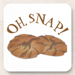 Oh (Ginger) Snap Amish PA Dutch Gingersnap Cookies Coaster