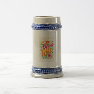 "OH GIRL" BEER STEIN