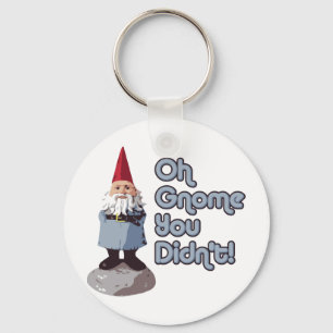 Oh Gnome You Didn't! Keychain