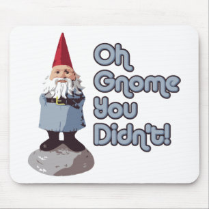 Oh Gnome You Didn't! Mouse Pad