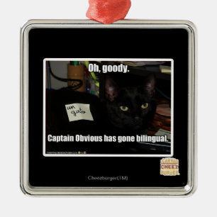 Oh, goody. metal ornament