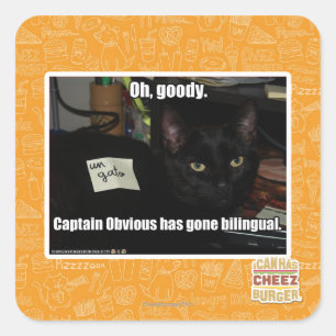 Oh, goody. square sticker