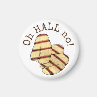Oh HALL (Hell) No! Halloumi Cheese Funny Foodie