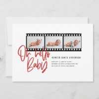 Oh Hello baby modern graphic multi photo film roll