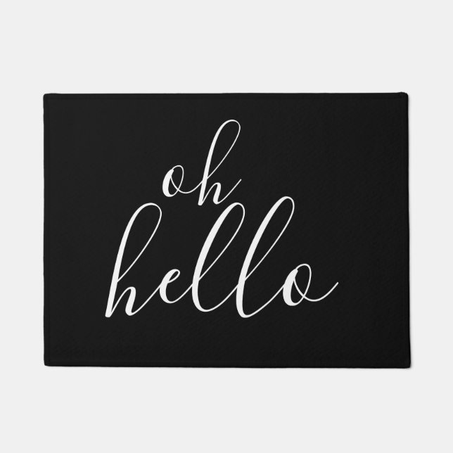 Oh Hello Doormat (Front)