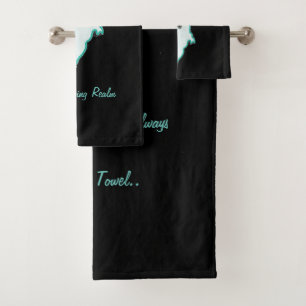 Oh Hello...The Friendly Candle Ghost Bath Towel Set