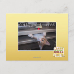 oh hi i upgraded your RAM Postcard