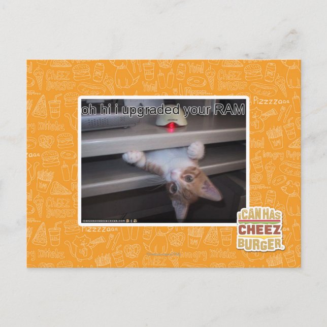 oh hi i upgraded your RAM Postcard (Front)