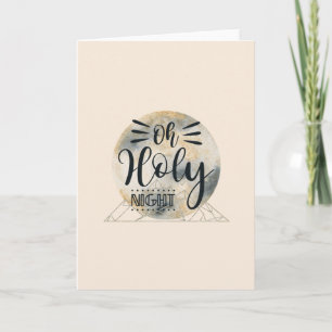 Oh Holy Night Blond Carte de Noël