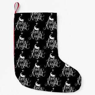 Oh Holy Night Family Christmas Nativity Scene Xmas Small Christmas Stocking