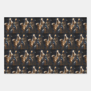 Oh Holy Night! Oh Night Devine Wrapping Paper Sheet