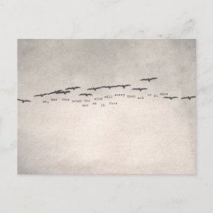 "oh, how they trust " postcard