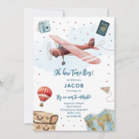 Oh How Time Flies Pilot Airplane Birthday