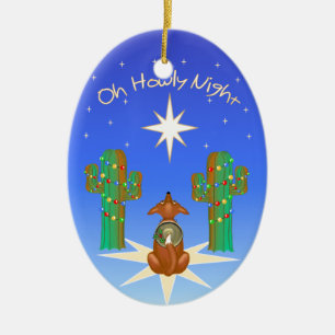 Oh Howly Night Ceramic Ornament