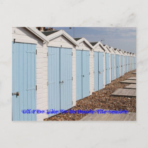 Oh I Do Like To Be Beside The Seaside Postcard