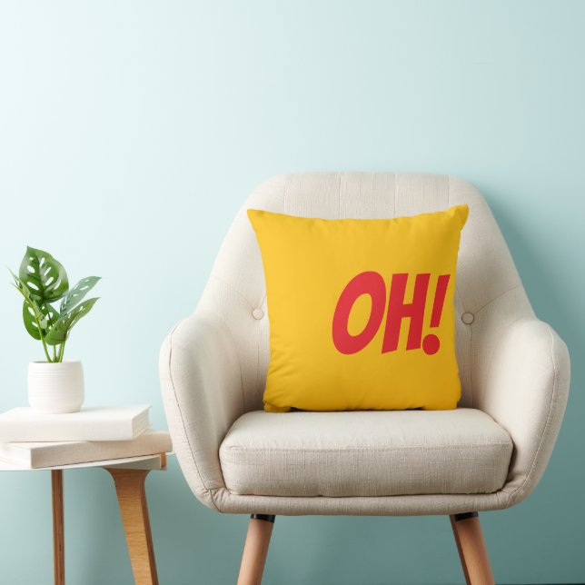 OH! - If You Know You Know Throw Pillow (Chair)
