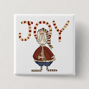Oh Joy It's Christmas t-shirts and Gifts 2 Inch Square Button