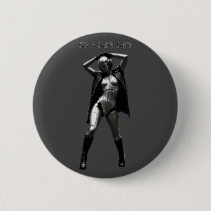 Oh La La 2 Inch Round Button