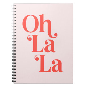 Oh La La (Beige Tone) Notebook