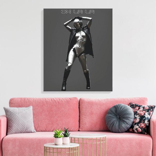 Oh La La Canvas Print (Insitu(LivingRoom))
