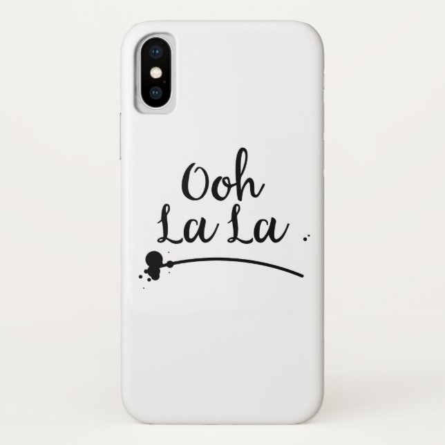 Oh La La Case-Mate iPhone Case (Back)