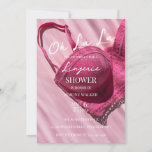 Oh La La Pink Lingerie Bridal Shower Invitation<br><div class="desc">A fresh fun design featuring a delicate lingerie illustration. with a header that reads Oh La La,  makes it great for a shower during February for Valentine's Day or rally any time of the year you want to throw a sexy shower.</div>