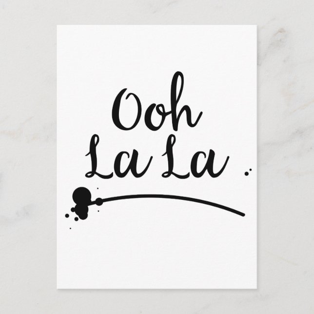 Oh La La Postcard (Front)