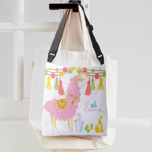 Oh Lama Hand Drawn Llama Crossbody Bag (Oh Lama Hand Drawn Llama Crossbody Bag)