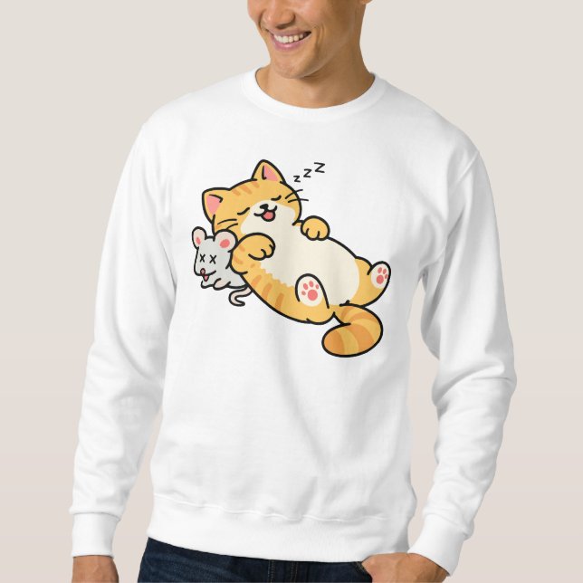Oh Lawd He Treading Ginger Sweatshirt (Front)