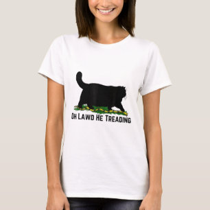 Oh Lawd He Treading Vote Harris Waltz 2024 Kamala  T-Shirt