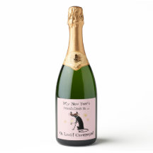 Oh Look! Champagne! New Year's Cat