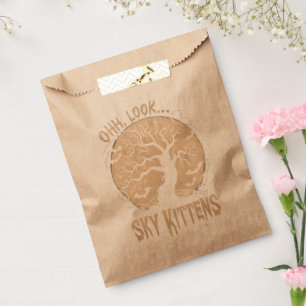 Oh Look Sky Kittens Halloween Funny Bats Lover Favour Bag