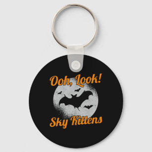 Oh Look Sky Kittens T Halloween Ts Keychain