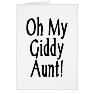 Oh Ma Tante Giddy ! Carte