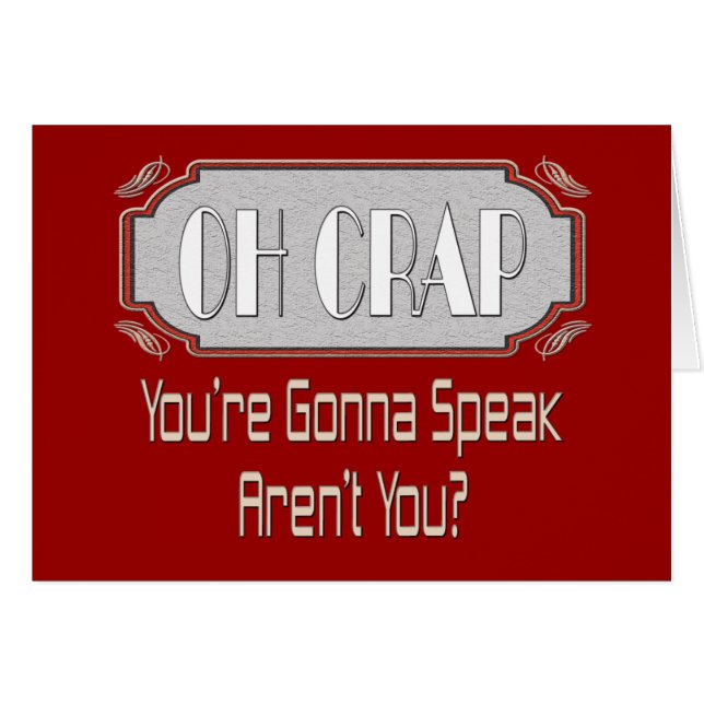 Oh merde (Devant horizontal)