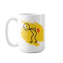 Oh My Back Pain Humour Custom Condition Coffee Mug
