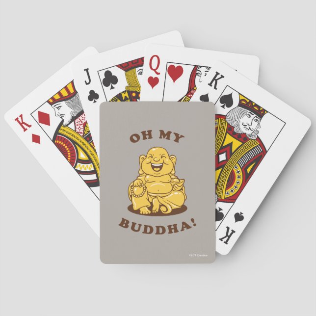 Oh My Buddha Playing Cards (Back)