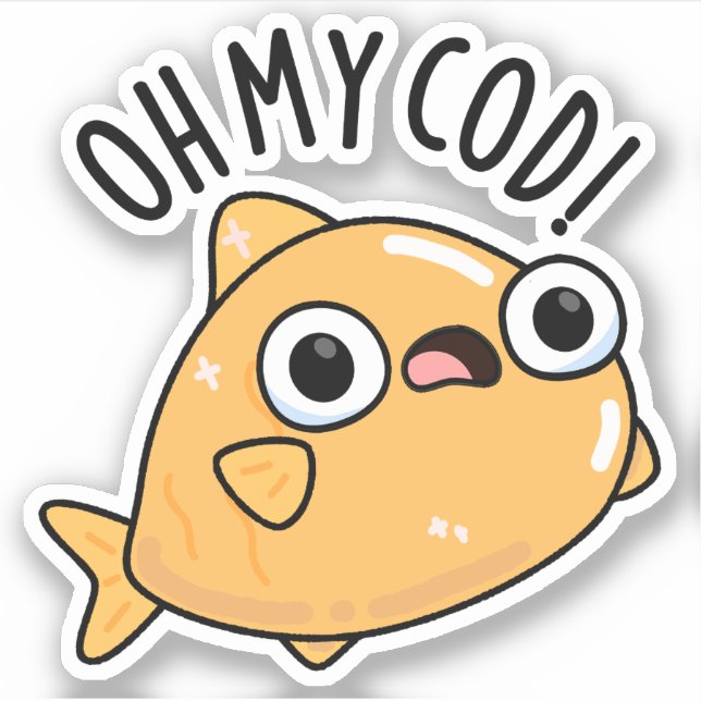 Oh My Cod Funny Fish Pun  (Front)